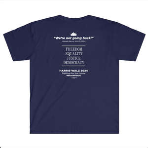 Kamala Harris FREEDOM! T-Shirt - Navy Blue